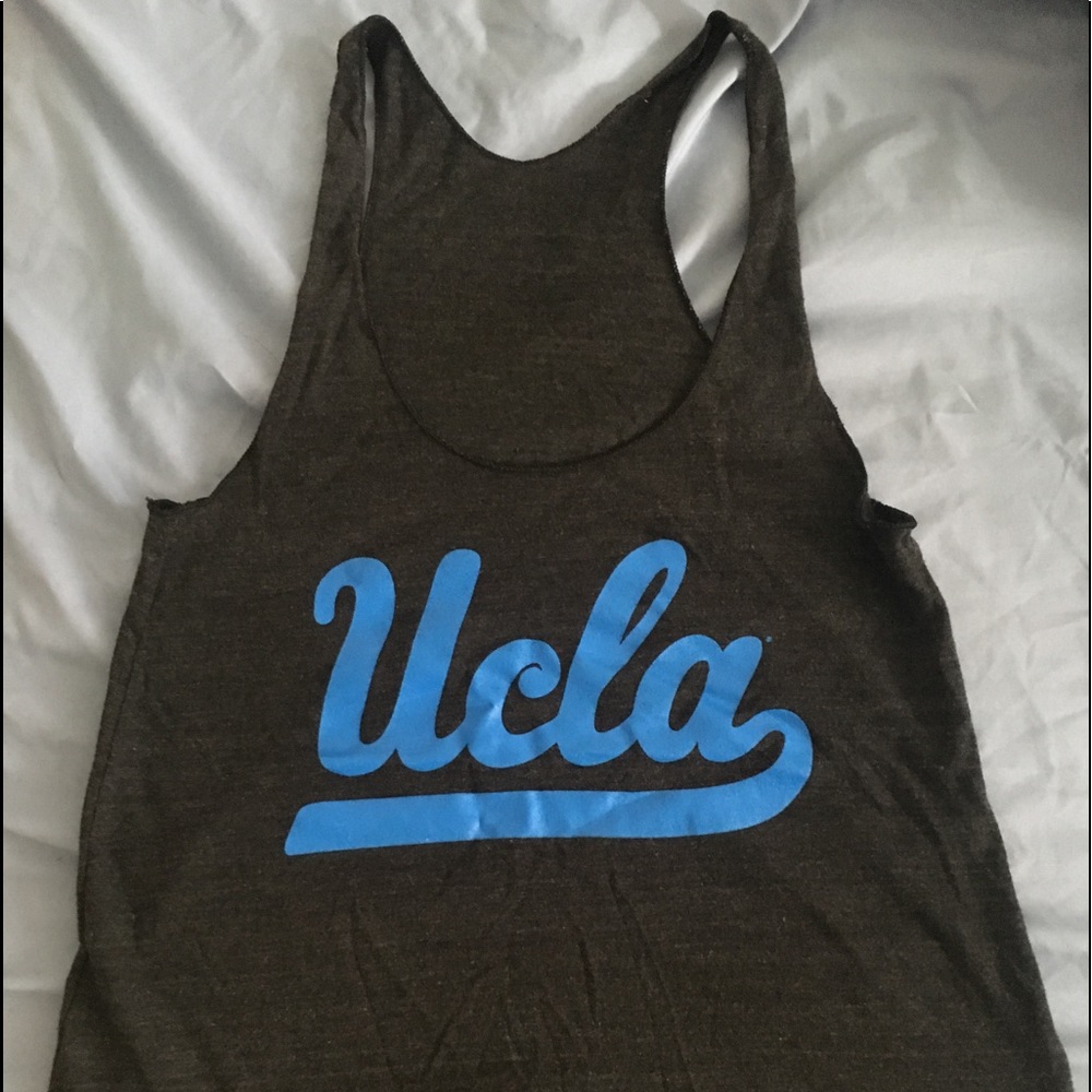 XS UCLA Tank | Blue and Heathered Black